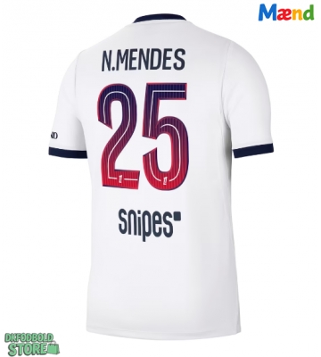 Paris Saint-Germain Nuno Mendes #25 Replika Udebanetrøje 2026-27 Kortærmet